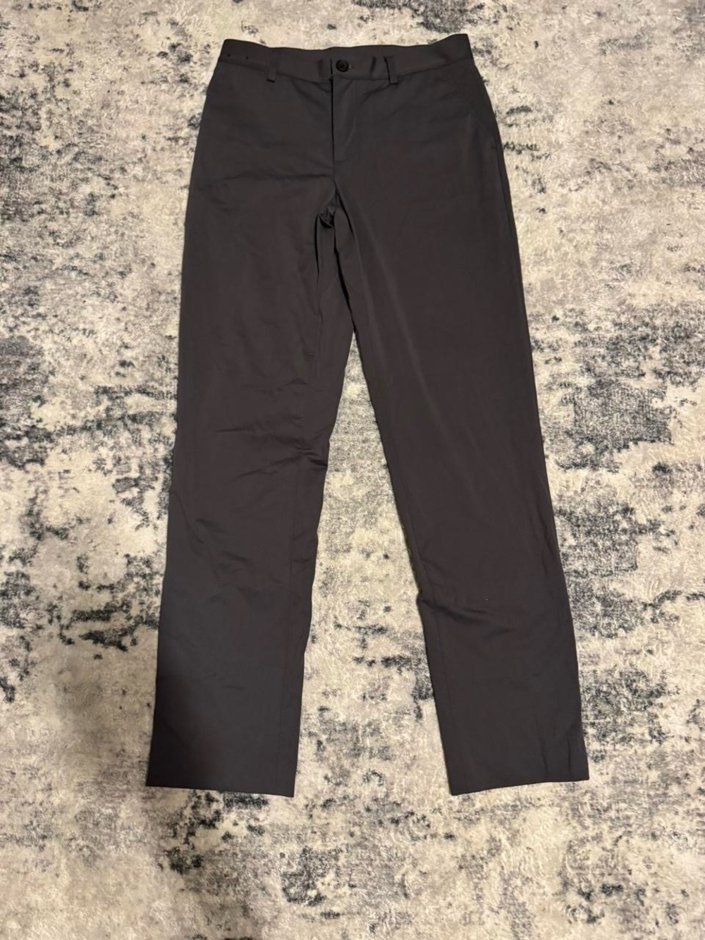 Murano Men's Black Dress Trousers - Slim Straight